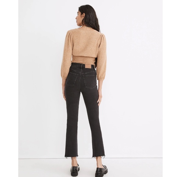 Madewell Cali Demi-Boot Jeans in Bayland Wash: Raw-Hem Edition - Picture 2 of 7